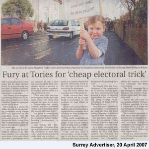 Tories hijack another campaign