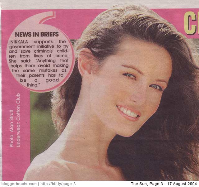 Gotcha! The Sun newspaper brings back the Page 3 girl 