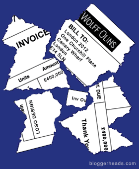 London 2012 logo invoice