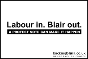 Labour in - Blair out