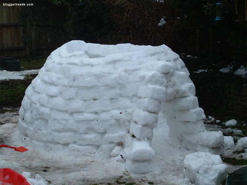 Unfinished Igloo, 12pm, 15 Jan