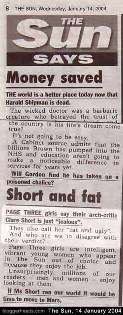 The Sun, 14 Jan 2004 - 2 of 3