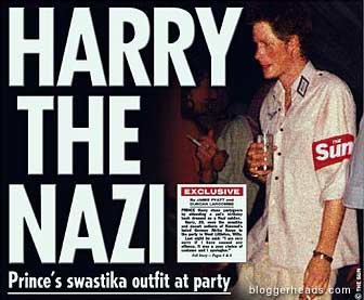 Prince Harry joins Nazis shock!