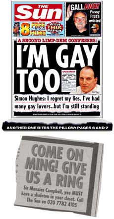 The Sun 'goes easy' on Simon Hughes