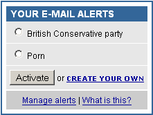 Tory with your Porn, sir?
