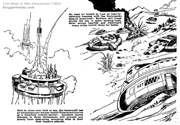 Lion Book of War Adventures 1962: Missile Bases in the Sky! 2 of 6