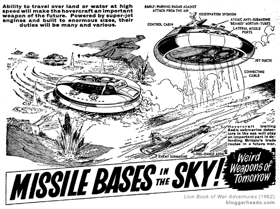 Lion Book of War Adventures 1962: Missile Bases in the Sky! 1 of 6