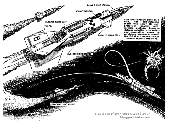 Lion Book of War Adventures War Stories 1962: Missile Bases in the Sky! 3 of 6